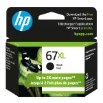 HP 67XL black ink cartridge