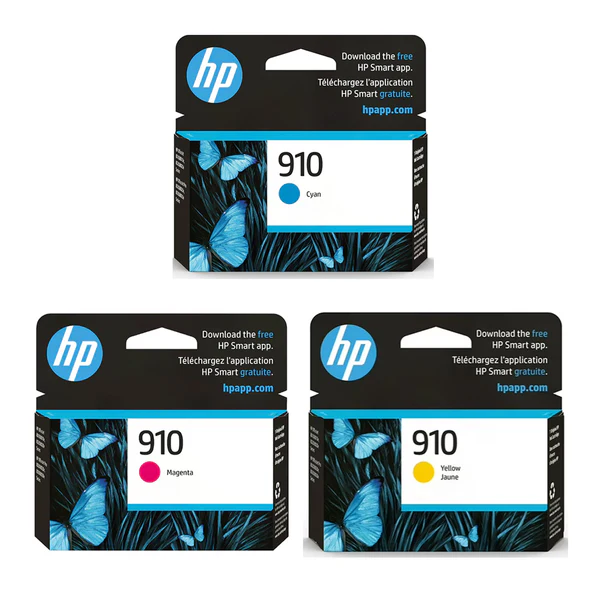 HP 910 Color Ink Cartridges